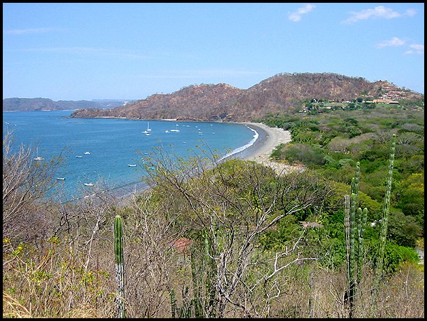 Playa Hermosa, Guanacaste in the Summer dry season