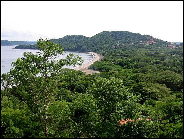 Playa Hermosa, Guanacaste in the Winter green season.
